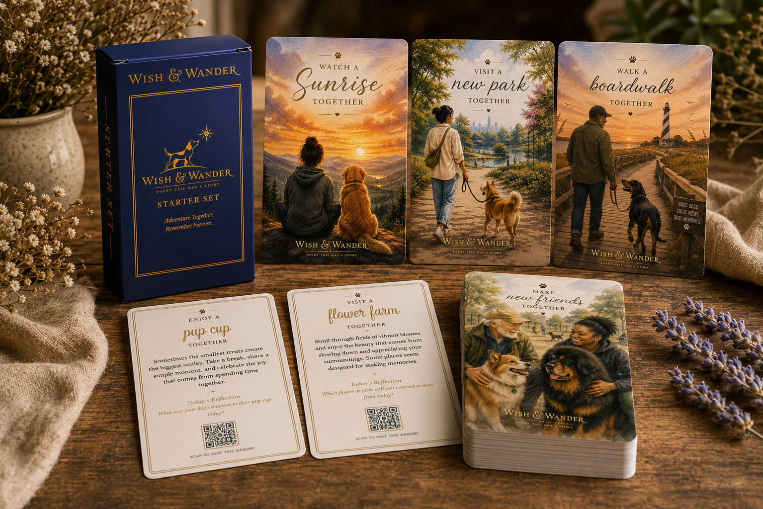 Wish & Wander premium starter box